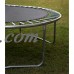 Jumpking Oval 8 x 11.5 Foot Trampoline, with Enclosure, Blue/Green   556075963